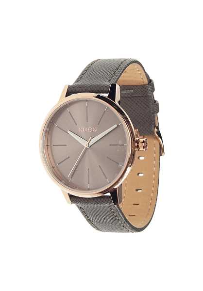 Nixon Kensington Lthr - Grigio Donna Moda Orologi (P4428)